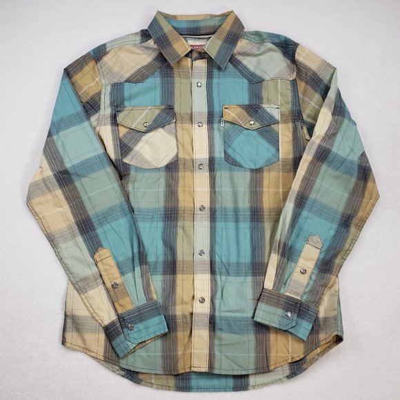 levi's snap button shirt